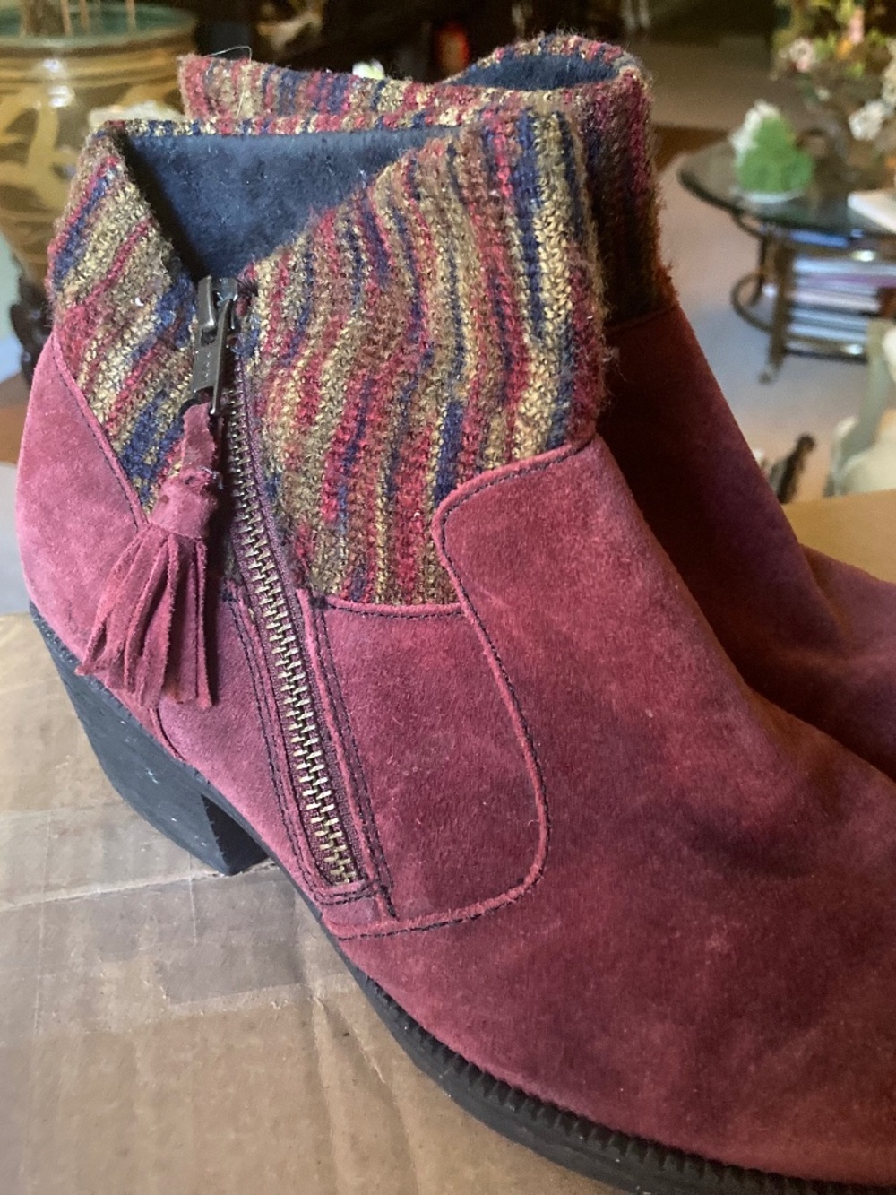 b.ø.c. "Charon" Suede Ankle Boots